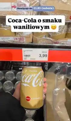 ALDI Napój o smaku waniliowym oferta