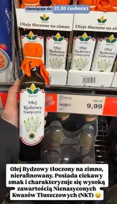 ALDI Olej rydzowy tradycyjny tłoczony na zimno oferta