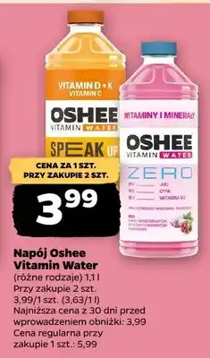 Netto Napój Vitamin Water, różne rodzaje oferta