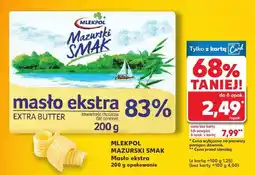 Kaufland Masło ekstra Mazurski Smak oferta
