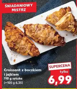 Kaufland Croissant z boczkiem i jajem oferta