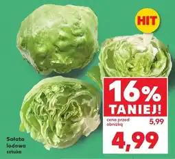 Kaufland Sałata lodowa 1 szt oferta