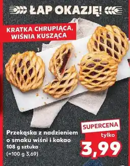 Kaufland Przekąska z nadzieniem o smaku wiśni i kakao oferta