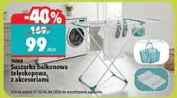 Biedronka Suszarka na pranie Tadar oferta