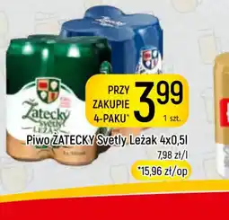 Delikatesy Piotruś Pan Piwo Zatecky Svetly Lezak oferta