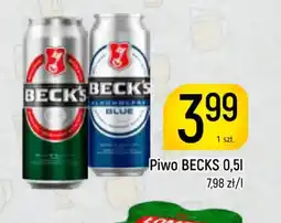 Delikatesy Piotruś Pan Piwo Becks oferta