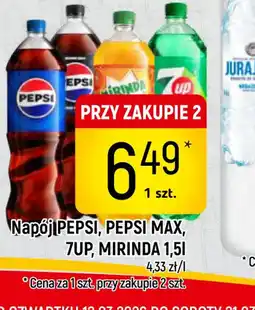 Delikatesy Piotruś Pan Napój Pepsi, 7UP, Mirinda oferta