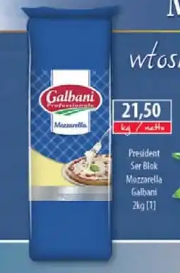 DUO-TES President Ser Blok Mozzarella Galbani oferta