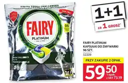 Selgros Kapsułki do zmywarki Fairy Platinum 96 szt oferta