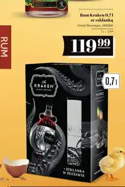 Polomarket Rum Kraken ze szklanką oferta