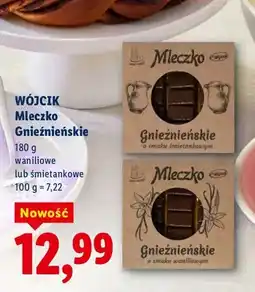 Lidl Mleczko Gnieźnieńskie waniliowe oferta