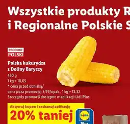 Lidl Kukurydza z Doliny Baryczy oferta