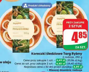 Dino Koreczki śledziowe Targ Rybny oferta