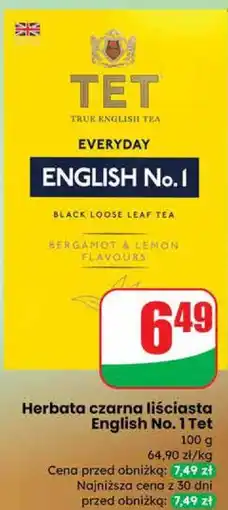 Dino Herbata czarna liściasta English No. 1 Tet oferta