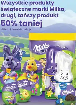 Dino Wszystkie produkty świąteczne marki Milka, drugi, tańszy produkt 50% taniej oferta
