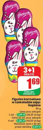 Dino Figurka karmelowa w czekoladzie zając Goplana oferta