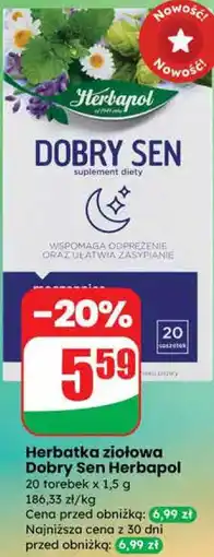 Dino Herbatka ziołowa Dobry Sen Herbapol oferta