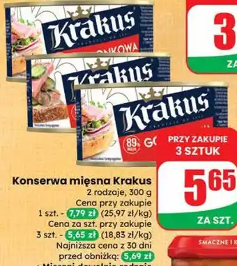 Dino Konserwa mięsna Krakus oferta