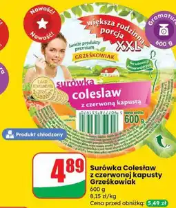 Dino Surówka Colesław z czerwonej kapusty Grześkowiak oferta