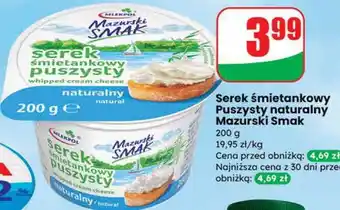 Dino Serek śmietankowy Puszysty naturalny Mazurski Smak oferta