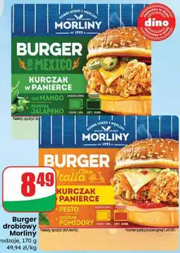 Dino Burger drobiowy Morliny oferta