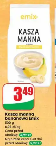 Dino Kasza manna bananowa Emix oferta