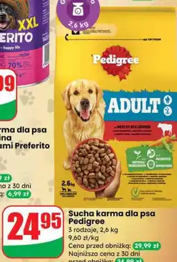 Dino Sucha karma dla psa Pedigree oferta