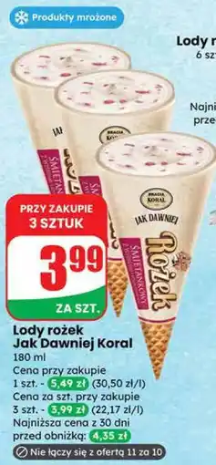 Dino Lody rożek Jak Dawniej Koral oferta