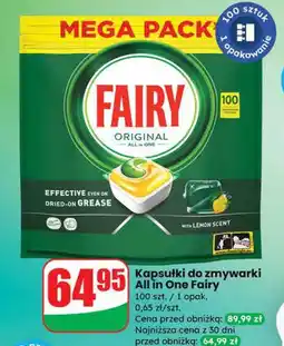 Dino Kapsułki do zmywarki All in One Fairy oferta