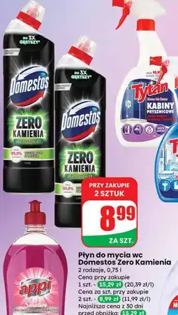 Dino Płyn do mycia wc Domestos Zero Kamienia oferta