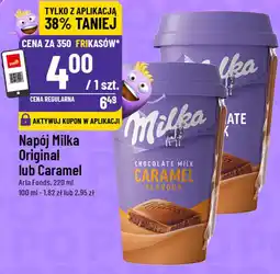 Polomarket Napój Milka Original lub Caramel oferta