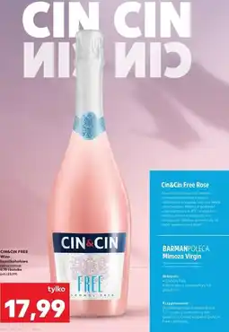 Kaufland CIN&CIN FREE Wino bezalkoholowe oferta