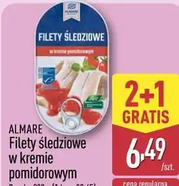 ALDI ALMARE Filety śledziowe w kremie pomidorowym oferta