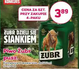 Bliski Piwo Zubr oferta