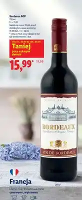 Lidl Wino czerwone, wytrawne oferta