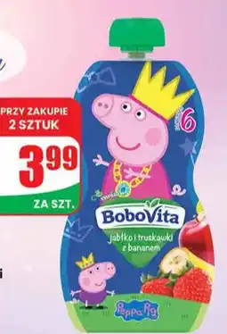Dino Deser w tubce Peppa jabłko i truskawki z bananem oferta
