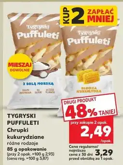 Kaufland Chrupki kukurydziane Puffuleti różne rodzaje oferta