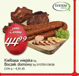 Cezar Delikatesy Kiełbasa wiejska / Boczek domowy oferta