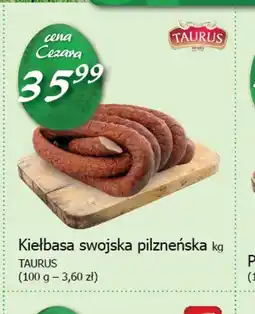 Cezar Delikatesy Kiełbasa swojska pilzneńska oferta