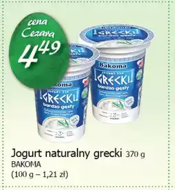 Cezar Delikatesy Jogurt naturalny grecki Bakoma oferta