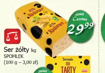 Cezar Delikatesy Ser żółty Radamer Spomlek oferta