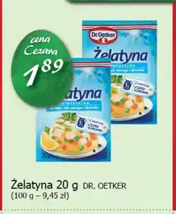 Cezar Delikatesy Dr. Oetker Zelatyna oferta
