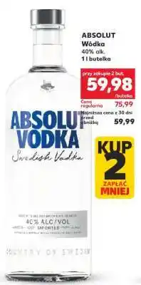 Kaufland ABSOLUT Wódka 40% alk. 1 l butelka oferta