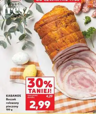 Kaufland KABANOS Boczek rolowany pieczony 100 g oferta