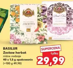 Kaufland BASILUR Zestaw herbat oferta