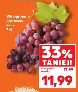 Kaufland Winogrona czerwone luzem 1 kg oferta