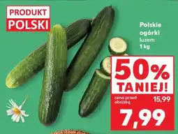 Kaufland Polskie ogórki, luzem 1 kg oferta