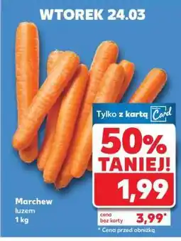 Kaufland Marchew luzem 1 kg oferta