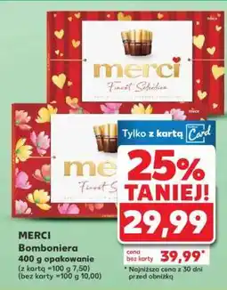 Kaufland MERCI Bomboniera 400 g opakowanie oferta