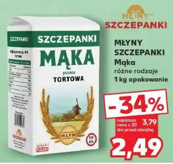 Kaufland MŁYNY SZCZEPANKI Mąka różne rodzaje 1 kg opakowanie oferta